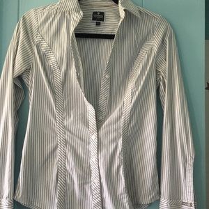 (☝︎ ՞ਊ ՞)☝︎SOLD Express Essential Pinstripe Shirt